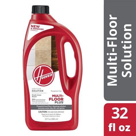 Hoover Multi-Floor Plus 2X Hard Floor Cleaner Solution, 32 oz ...