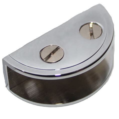 RiseOm Heavy Duty D Bracket for Glass - Brass Elegance – RiseOm Hardware