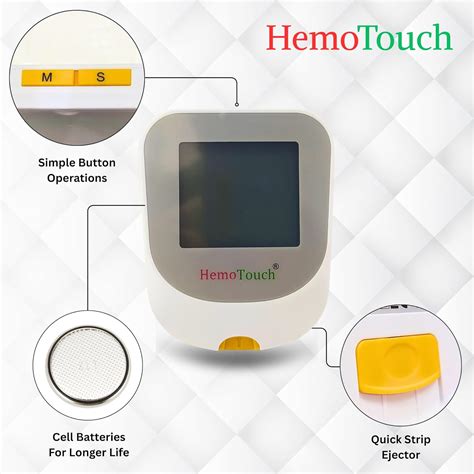 Blood Sugar Test Kit Includes Hemotouch Blood India | Ubuy