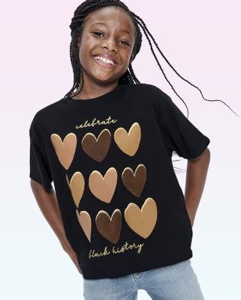 Teen Girls Short Sleeve Black History Oversized Tee - BLACK | Gymboree
