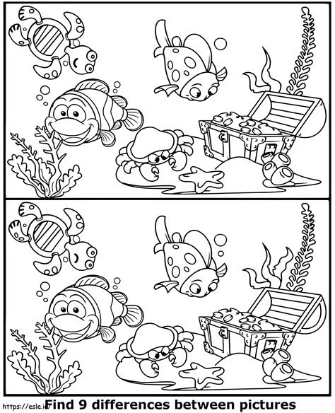 Spot The Difference Printable For Kids