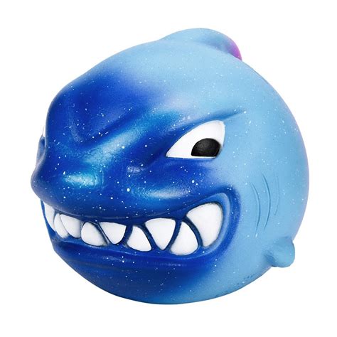 Anger Big Shark Stress Relief Toys Jumbo Slow Rising Squishies Toys ...