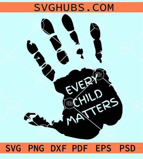 Every child matters handprint svg, Every child matters svg, Handprint ...