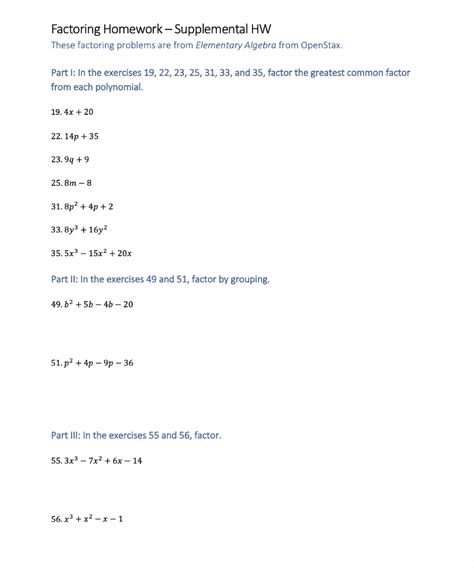 Image result for Factor Algebra Problems with Answers