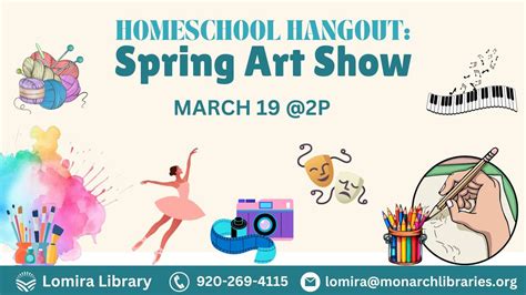 HOMESCHOOL HANGOUT: Spring Art Show, 427 S Water St, Lomira, WI, United ...