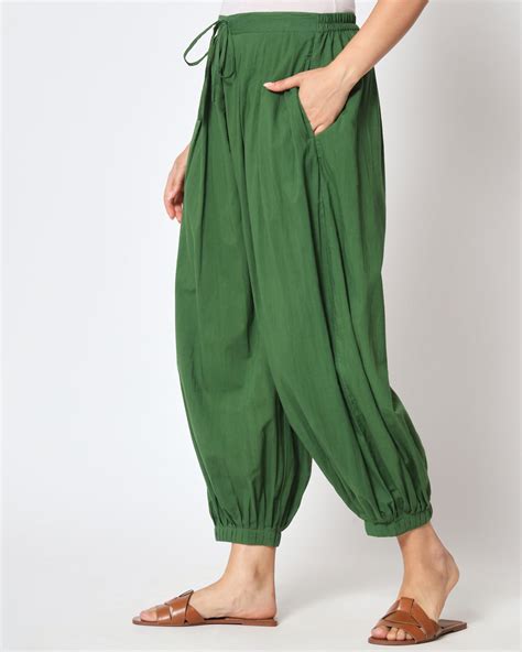 Greening Spring Pleated Salwar – Thevasa