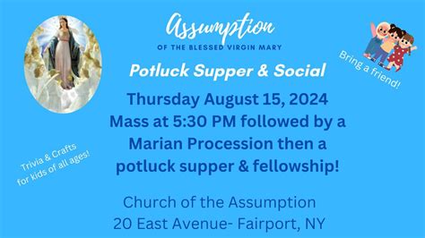 Feast of the Assumption of the Blessed Virgin Mary Celebration, Church ...