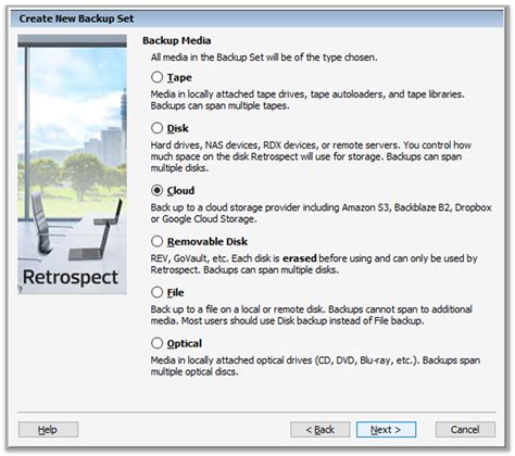 Retrospect Backup 的图像结果