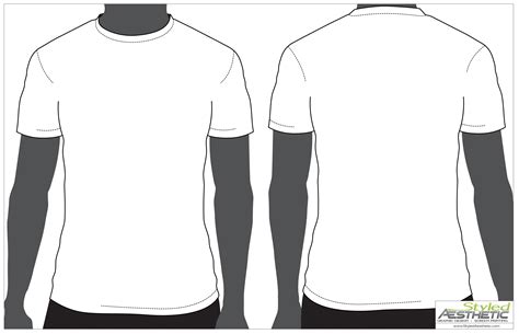 Outline Of A T Shirt Template | Free download on ClipArtMag