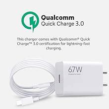 Mi Xiaomi Original 67W Fast Charger Combo/Rapid Charging with Qualcomm ...