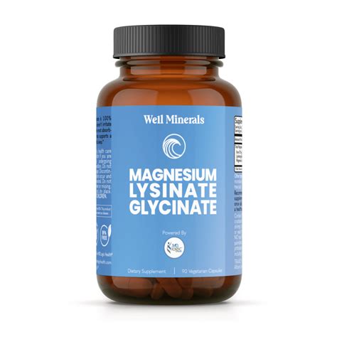 Magnesium Lysinate Glycinate Chelate at Stella Bowles blog