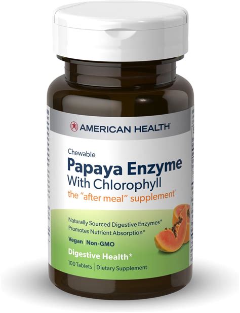 Amazon.com: AMERICAN HEALTH Original Papaya Digestive Enzyme - Chewable ...