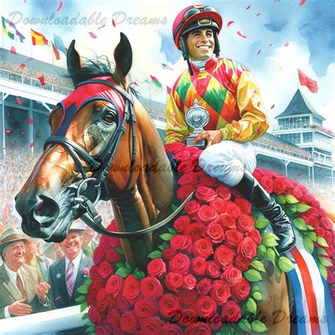 20 Kentucky Derby Watercolor Clipart Bundle Horse Racing Mint Julep ...