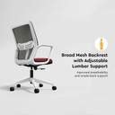 Godrej Interio Vurv Mid Back Fabric Study Arm Chair Price in India ...