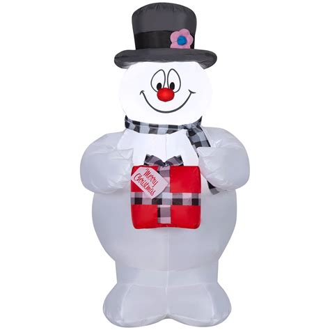 3.5ft. Airblown® Inflatable Christmas Frosty the Snowman with Scarf ...