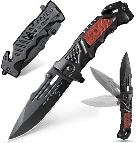 Amazon.com: Pocket Knife for Men, Tactical Folding Knives with Clip ...