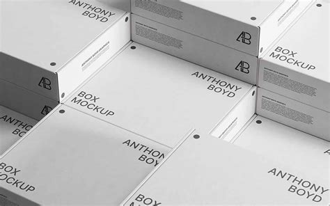 Stacked Boxes Mockup