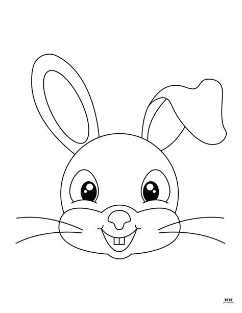 Easter Bunny Coloring Pages - 75 FREE Pages | Printabulls