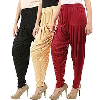 Buy Buy That Trendz Women's Regular Fit Cotton Patiala Salwar (240-3 ...