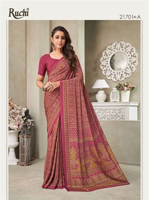Ruchi Vivanta Silk 18 Beautiful Styles Designer Saree Collection