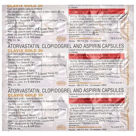 Clavix Gold 20 - Strip of 15 Capsules : Amazon.in: Fashion