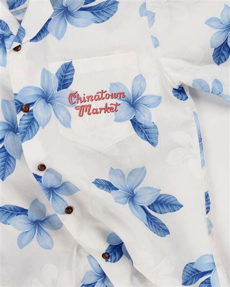 Market – Smiley Hawaiian Shirt Blue/White | Highsnobiety Shop