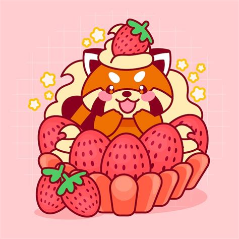 Strawberry shortcake cartoon Images - Free Download on Freepik
