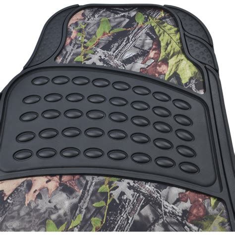 Camouflage Rubber Camo Floor Mats - All Types of Weather - 4 Piece ...