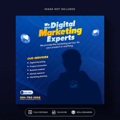 Digital marketing agency and corporate social media post template ...