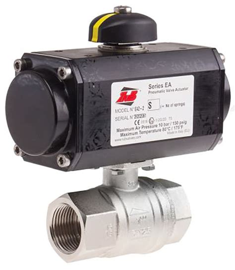 RS PRO | RS PRO Ball Valve type Pneumatic Actuated Valve 2in, 10 bar ...