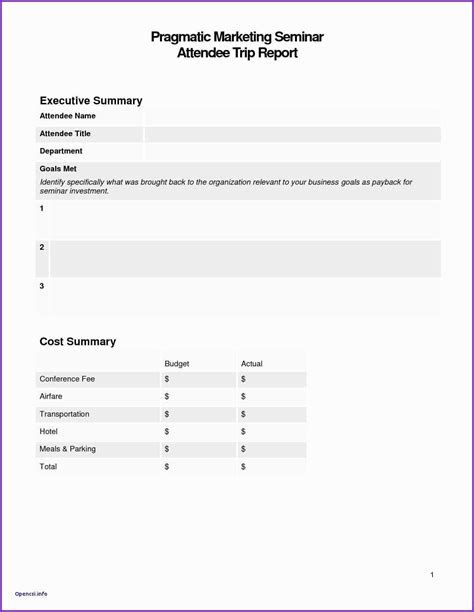 Report Business Trip Template Pdf Word Docx Free Travel In throughout ...