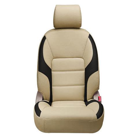 Nitya International Rexin Car Seat Covers for Tata Indica (Beige- Black ...