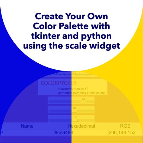 Image result for Python Tkinter Color Picker