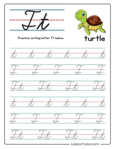 Cursive Alphabet (A to Z) Worksheets - Lesson Tutor