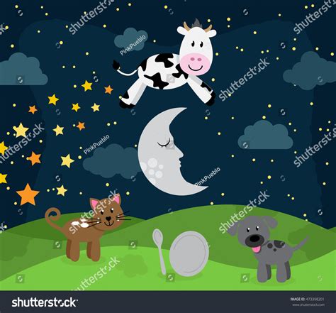 The Cow Jumped Over The Moon Nursery Rhyme