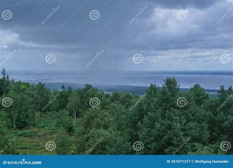 Trip To Kinnekulle in Sweden Skaraborg on a Rainy Summer Day in July ...