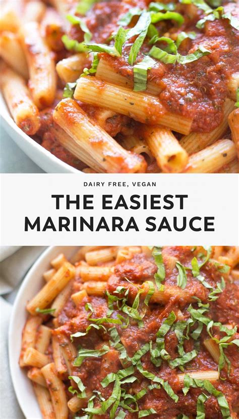 Easy marinara sauce – Artofit