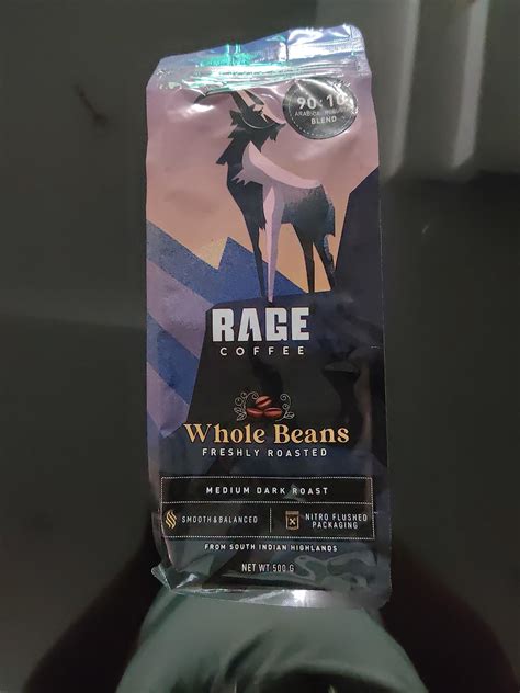 Rage Coffee Whole Freshly Roasted Coffee Beans | Medium Dark Roasted ...