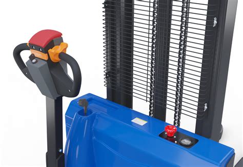 Electric stacker HE1200/4, lifting height 86 - 4.000 mm, WLL 1.200 kg ...