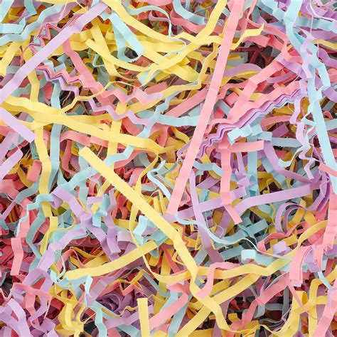 Amazon.com: TCAIRG 2 LB - Macaron Color - Crinkle Cut Paper Shred ...