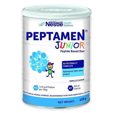 Buy Nestle Peptamen Junior Peptide Based Diet Vanilla Flavour Powder ...