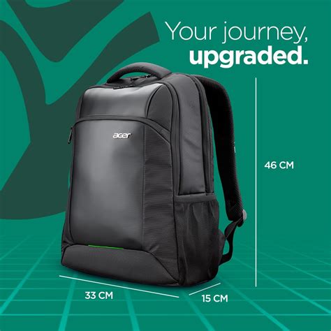 ACER TRENZO NEW AIRMESH PADDED PREMIUM BLACK 15.6" LAPTOP BACKPACK
