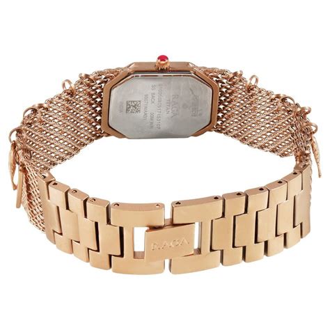 Buy Online Titan Raga X Masaba Rose Gold Dial Analog Bimetal Strap ...