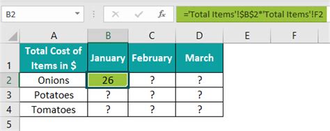Image result for Excel Table Absolute Reference