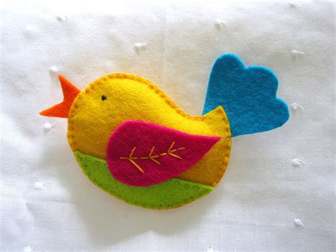 Felt Fabric Bird Tutorial 的图像结果