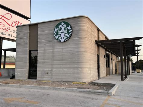 World's first 3D-printed Starbucks opens in Brownsville, TX ...