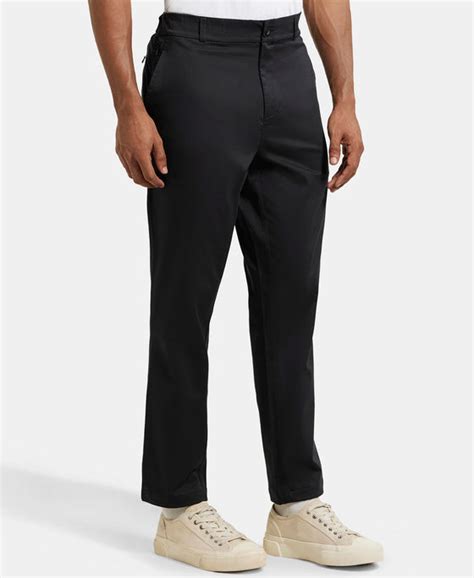 Buy Super Combed Cotton Rich Elastane Stretch Woven Fabric Slim Fit All ...