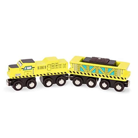 Buy Battat â€“ Wooden Locomotive & Freight Cars â€“ Classic Wooden Toy ...