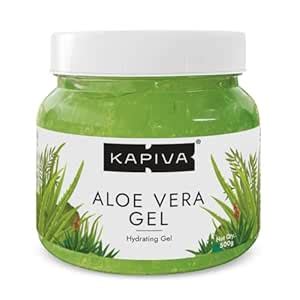Kapiva Pure Aloe Vera Skin Gel 500g For Face & Hair | Hydrating ...