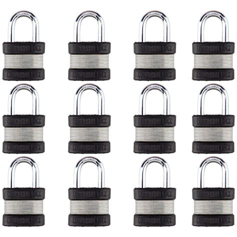 Commando Lock Laminated Heavy Duty Steel Padlock - 2 Bumper High ...